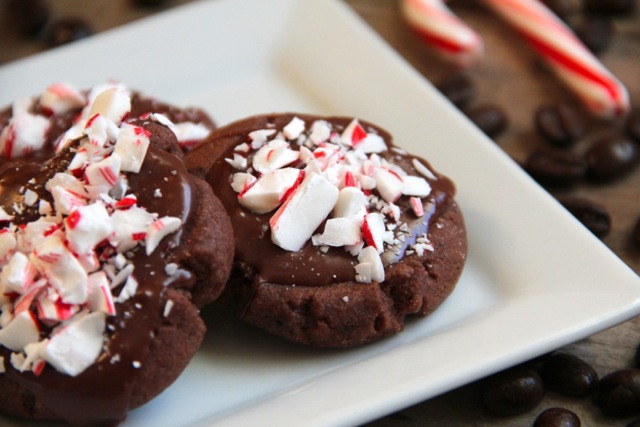 Christmas Cookies From Scratch
 Peppermint Mocha Shortbread Cookies