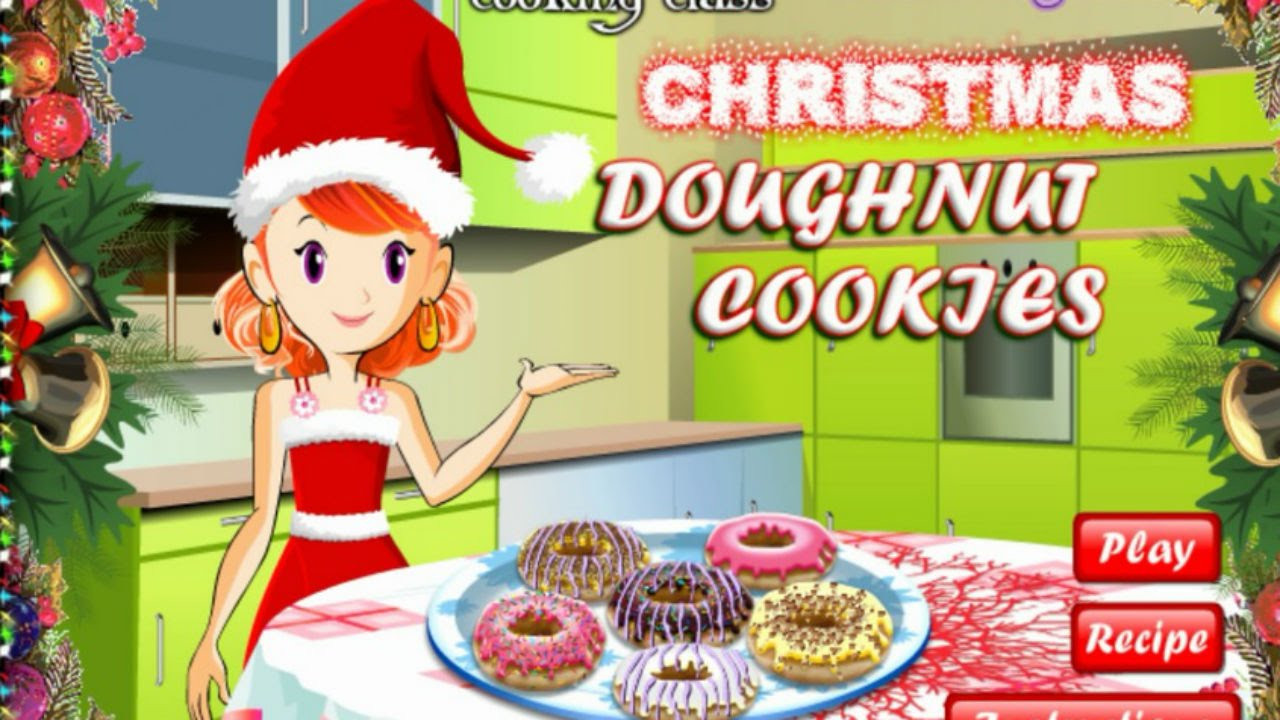 Christmas Cookies Games
 Sara s Doughnut Cookies Christmas Cookies Game Top