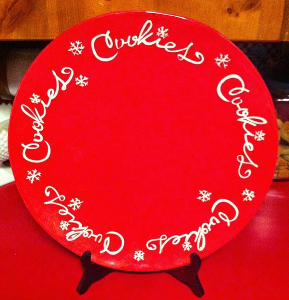 Christmas Cookies Hallmark
 Hallmark Christmas Cookie Platter by thechickencooptoo on Etsy