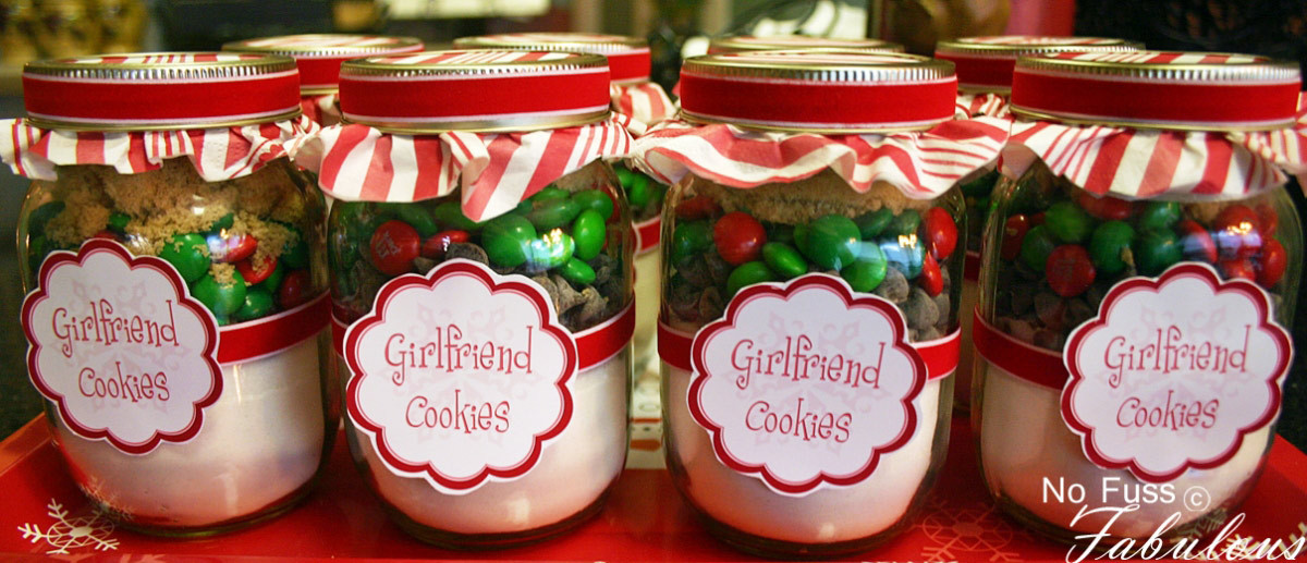 Christmas Cookies In Ajar
 Christmas Girlfriend Cookies in a Jar Loralee Lewis