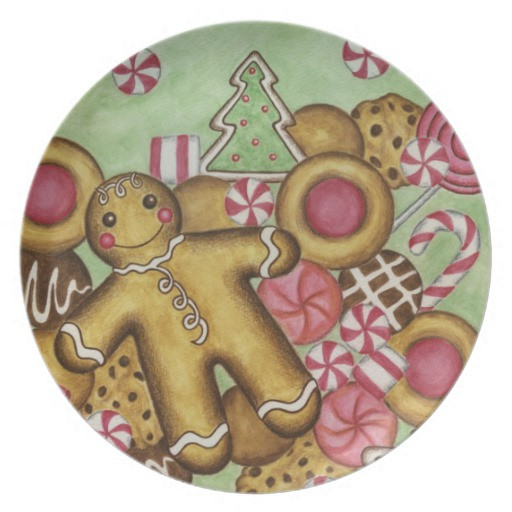 Christmas Cookies Plates
 Christmas Cookies Decorative Plate