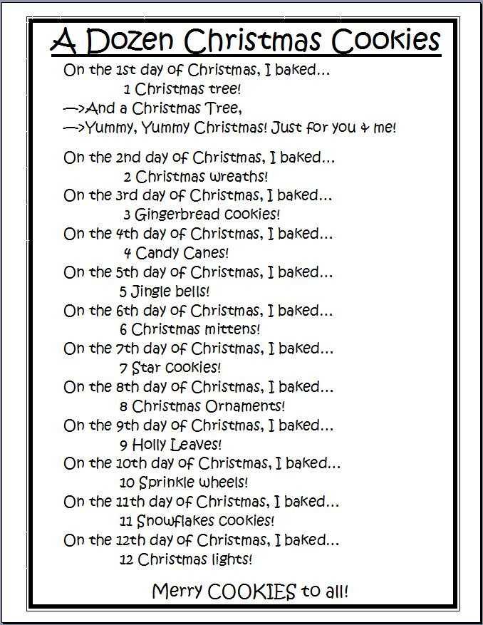 Christmas Cookies Song Lyrics
 The Kinder Queendom ly 12 days till Christmas Bring