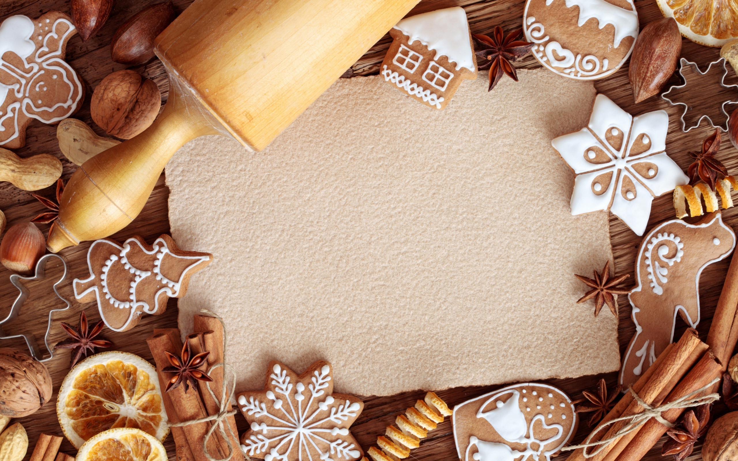 Christmas Cookies Wallpaper
 Preparation of Christmas cookies Desktop wallpapers