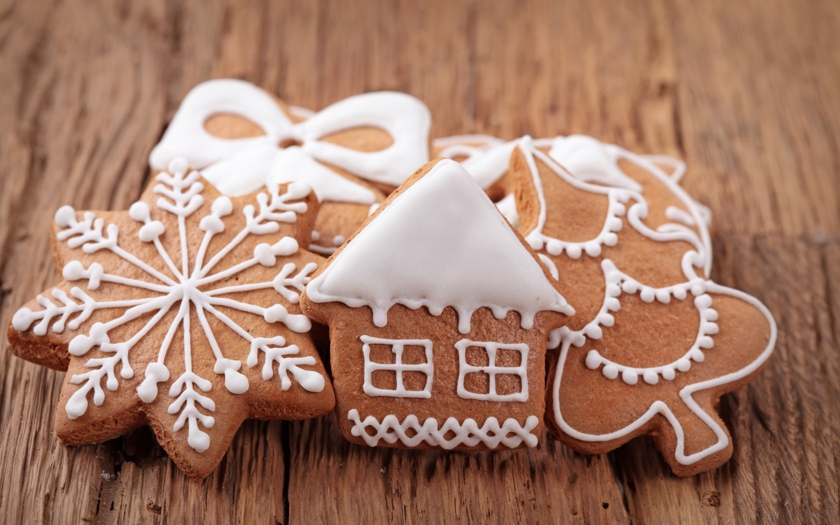 Christmas Cookies Wallpaper
 New Year Gingerbread Ornaments wallpapers