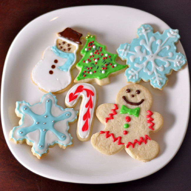 Christmas Cookies With Royal Icing
 foo Blog Archive Christmas Sugar Cookies