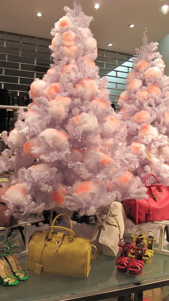 Christmas Cotton Candy
 Paul Warmer "Cotton Christmas Tree" Holiday Window Display