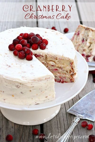 Christmas Cranberry Cake Recipe
 Cranberry Christmas Cake — Let s Dish Recipes
