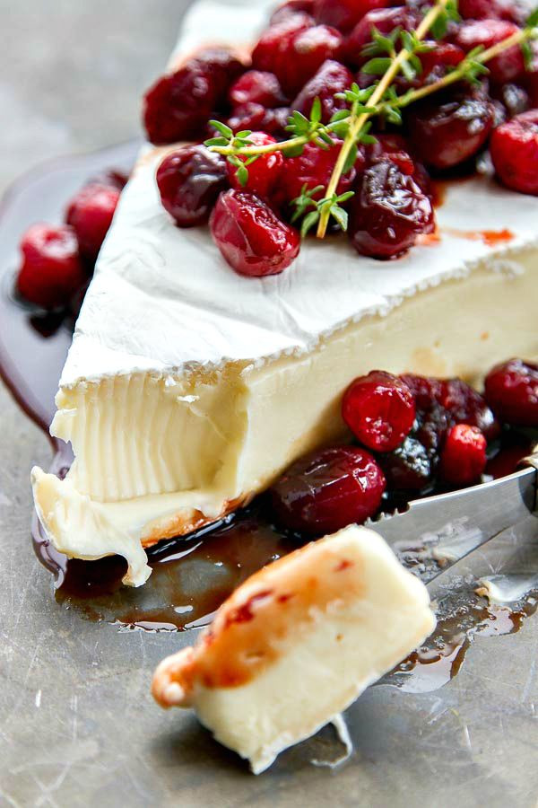 Christmas Cranberry Recipes
 Baked Brie with Roasted Balsamic Cranberries Recipe