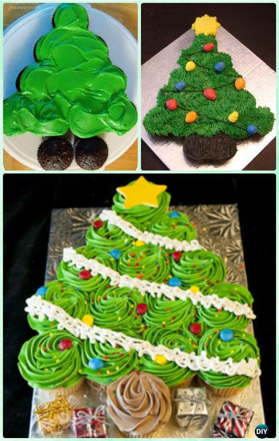 Christmas Cupcake Cakes
 Best 25 Cupcake cakes ideas on Pinterest