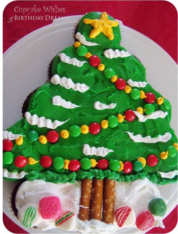Christmas Cupcake Cakes
 Cupcake Wishes & Birthday Dreams Day 12 12 Days of