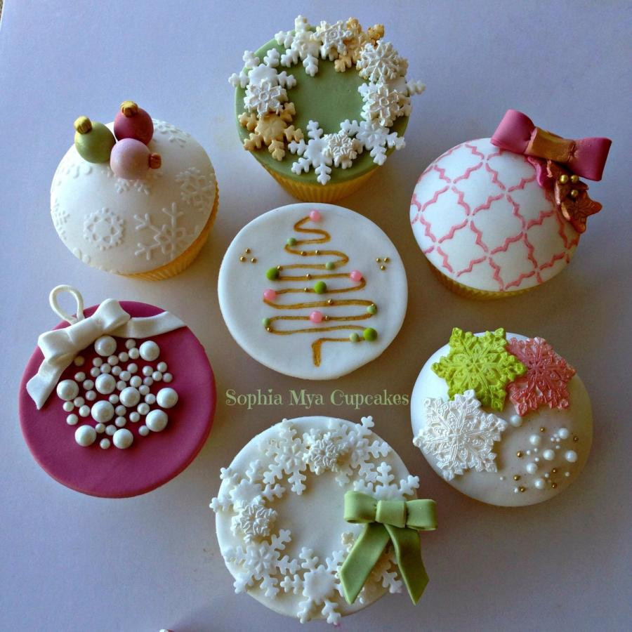 Christmas Cupcakes Cakes
 Christmas Cupcakes cake by Sophia Mya Cupcakes Nanvah