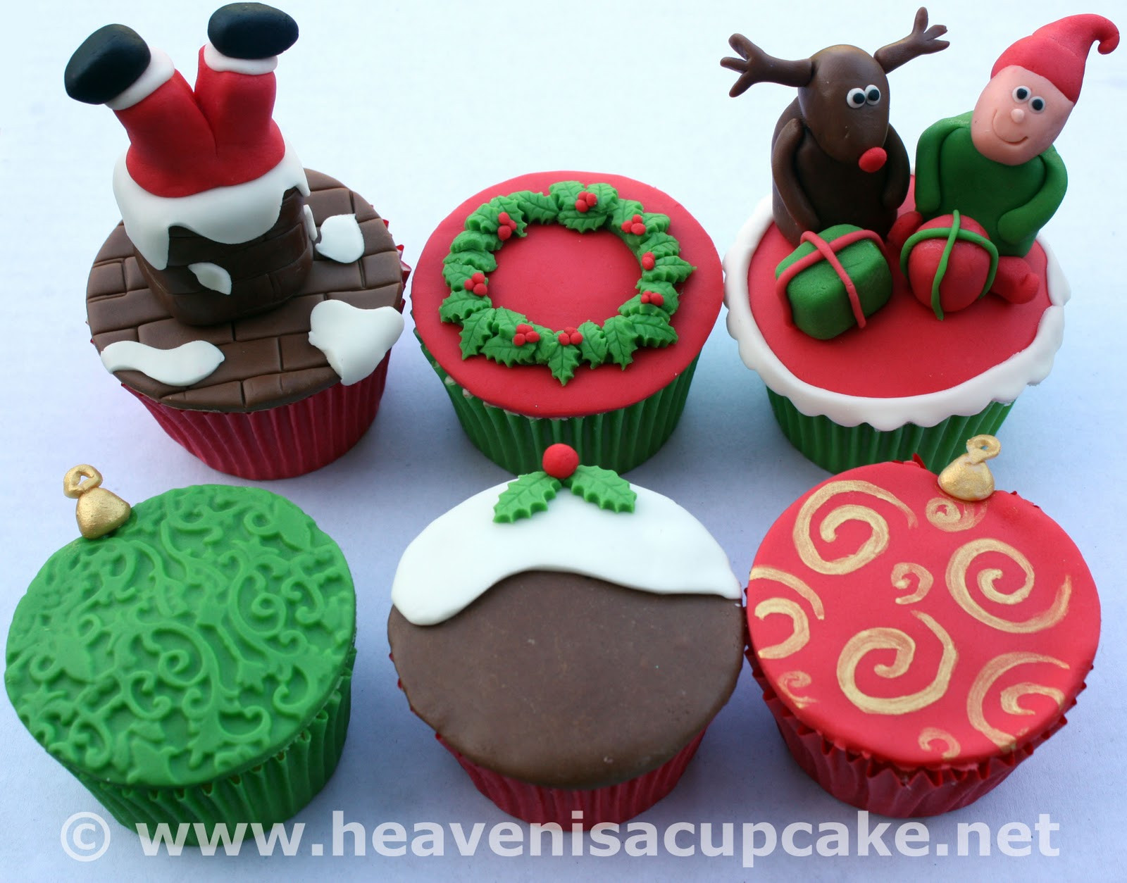 Christmas Cupcakes Images
 Heaven is a Cupcake Christmas Blog No 1