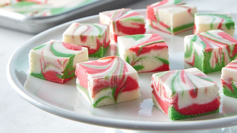 Christmas Dessert Recipes
 3 Ingre nt Christmas Swirl Fudge Recipe BettyCrocker