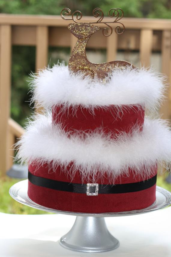 Christmas Diaper Cakes
 Christmas Diaper Cake