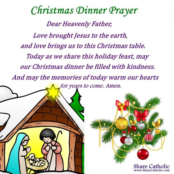 Christmas Dinner Prayer
 A Christmas Dinner Prayer