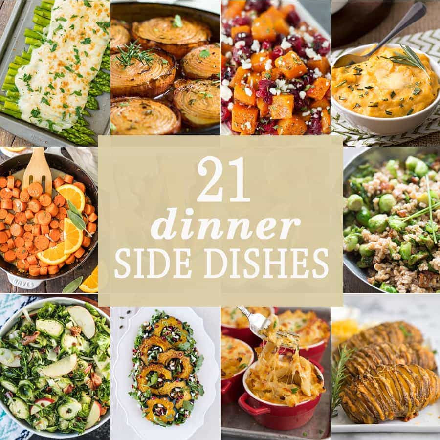 Christmas Dinner Sides
 21 Dinner Side Dishes The Cookie Rookie