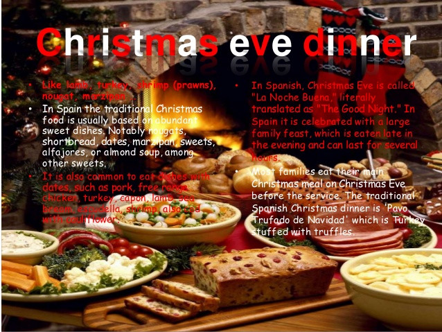 Christmas Dinners In Spain
 Christmas in Spain