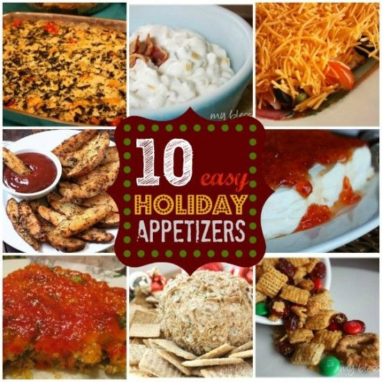 Christmas Dips And Appetizers
 10 Easy Holiday Appetizers MyBlessedLife
