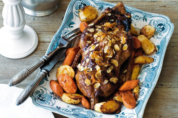 Christmas Duck Recipes
 Roast Duck With Prune And Scented Orange Stuffing Recipe