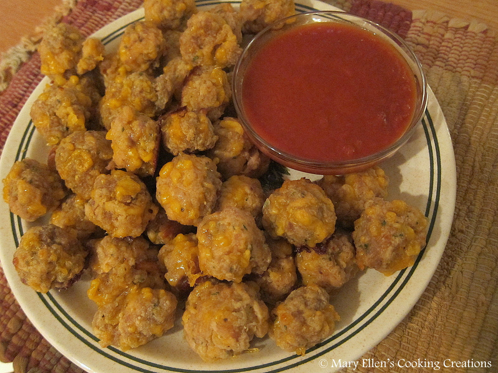 Christmas Eve Appetizers
 Mary Ellen s Cooking Creations Sausage Balls