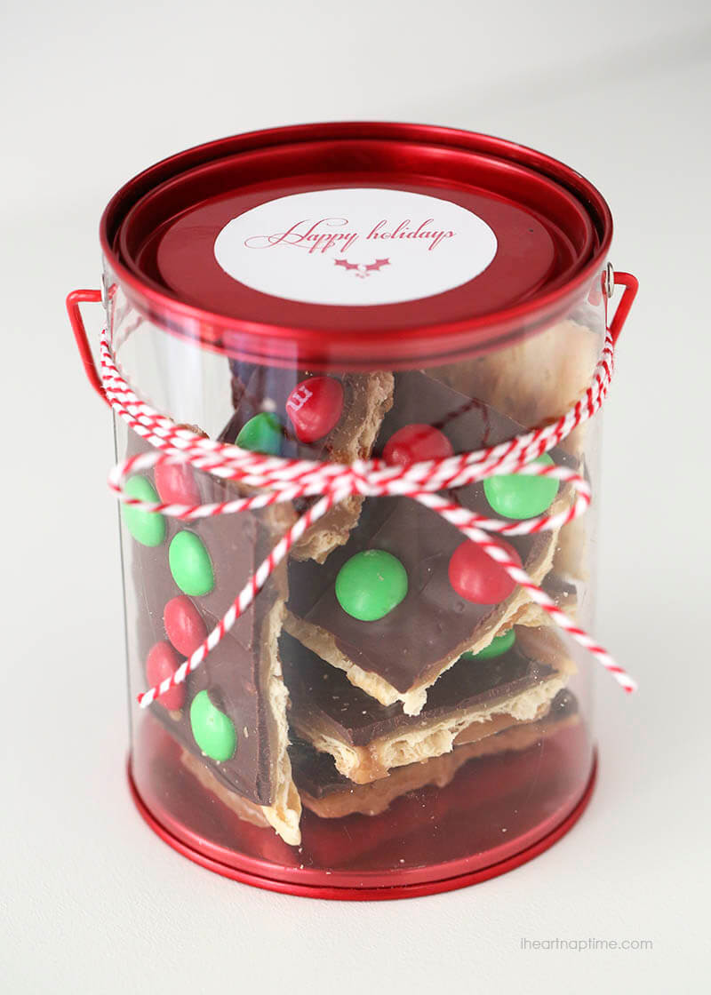 Christmas Food Gifts To Make
 Christmas Crack Toffee Recipe I Heart Nap Time
