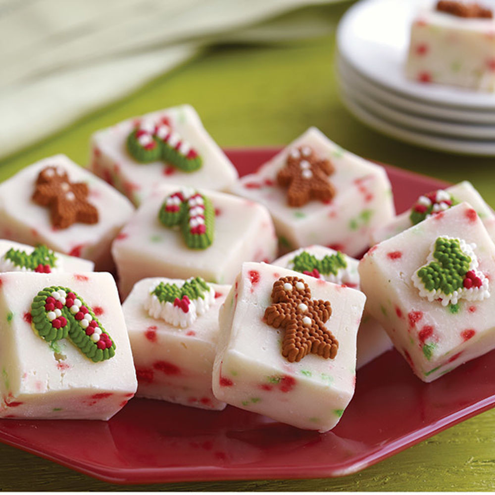 Christmas Fudge Recipe
 Christmas Confetti Fudge Squares