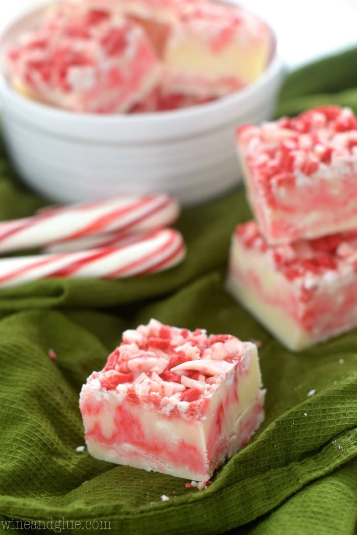 Christmas Fudge Recipe
 Candy Cane Fudge Wine & Glue