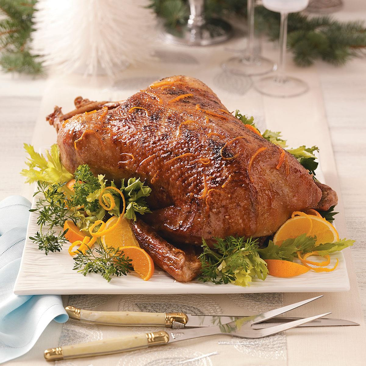 Christmas Goose Dinner
 Christmas Goose with Orange Glaze Recipe