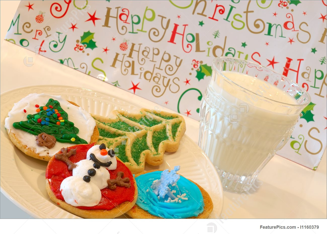 Christmas Milk And Cookies
 graph Christmas Cookies And Milk