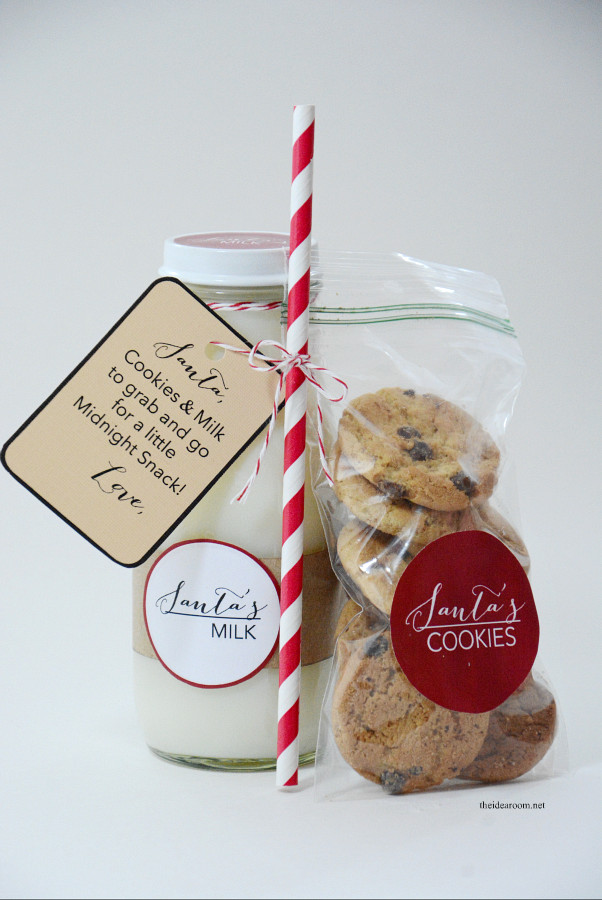 Christmas Milk And Cookies
 Santa s Cookies and Milk The Idea Room