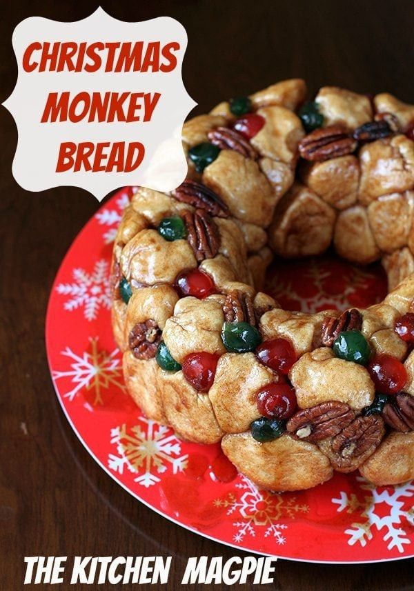 Christmas Monkey Bread
 Christmas Monkey Bread The Kitchen Magpie