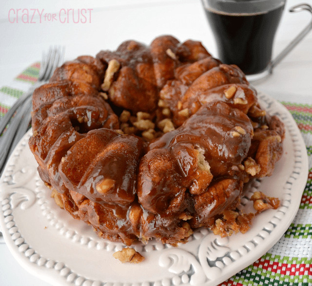 Christmas Monkey Bread
 chocolate stuffed Peanut Butter Monkey Bread Loaf Crazy