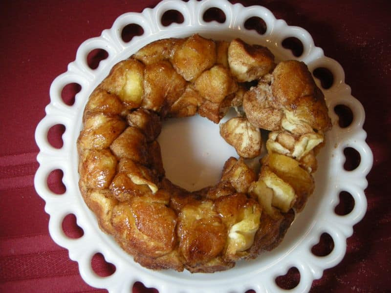 Christmas Monkey Bread
 Monkey Bread For little Christmas Monkeys