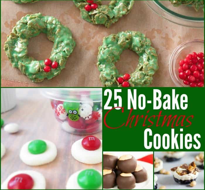 Christmas No Bake Cookies
 25 No Bake Christmas Cookies