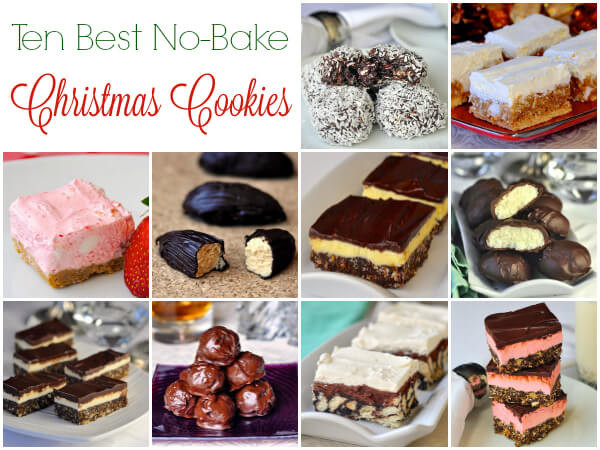 Christmas No Bake Cookies
 10 Best No Bake Christmas Cookies freezer friendly too