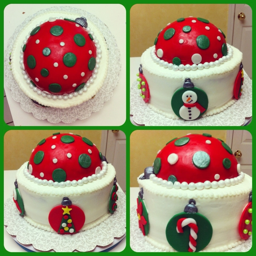 Christmas Ornaments Cakes
 Christmas Ornament Cake CakeCentral