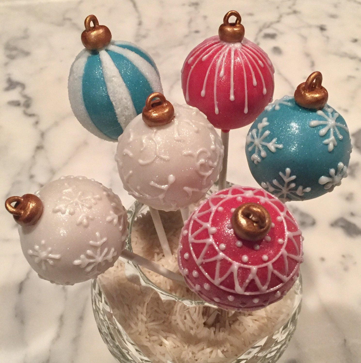 Christmas Ornaments Cakes
 Fancy Christmas Ball Ornament Cake Pops Regular by