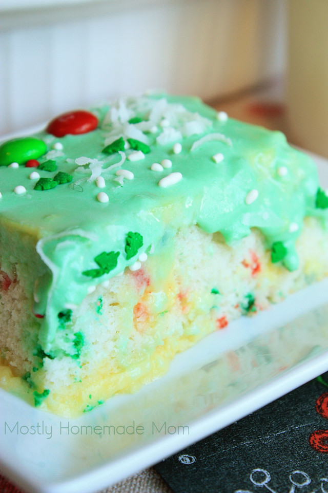 Christmas Poke Cakes
 Christmas Coconut Poke Cake