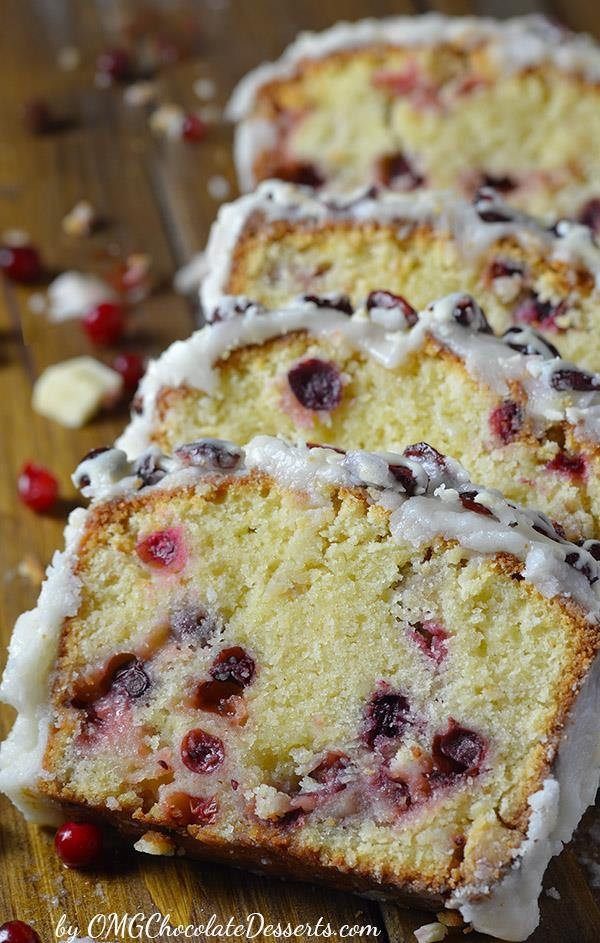 Christmas Pound Cake
 Christmas Cranberry Pound Cake