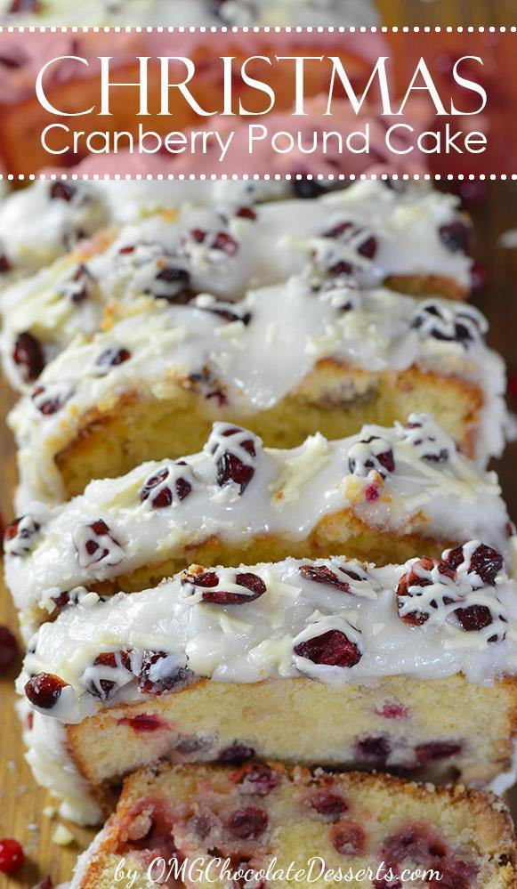 Christmas Pound Cake
 Christmas Cranberry Pound Cake