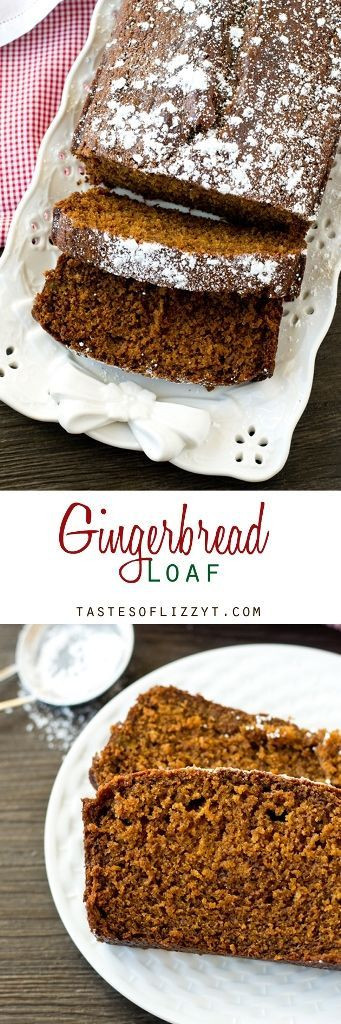 Christmas Quick Bread Recipe
 Gingerbread Loaf by Tastes of Lizzy T s Soft moist