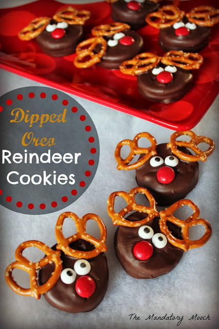Christmas Reindeer Cookies
 the 12th Day of Bloggy Christmas Miss Nichi gave to me