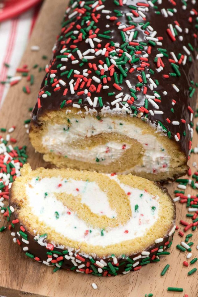 Christmas Roll Cakes
 Christmas Cake Roll Crazy for Crust