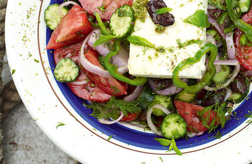 Christmas Salads Recipes Jamie Oliver
 Jamie Does Articles Greek Salad Recipe Channel 4