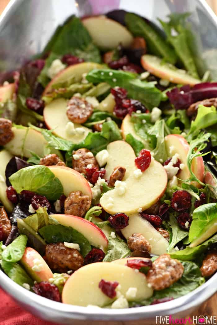 Christmas Salads Recipes
 Holiday Honeycrisp Salad • FIVEheartHOME