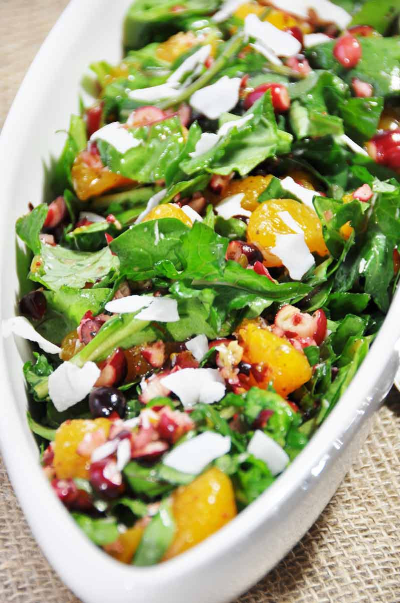 Christmas Salads Recipes
 Christmas Power Salad with Orange Salad Dressing Veganosity
