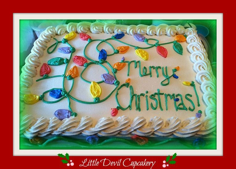 Christmas Sheet Cake Ideas
 1 2 Sheet Christmas Cake