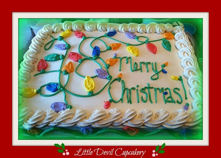 Christmas Sheet Cake
 17 Best images about Sheet cakes on Pinterest