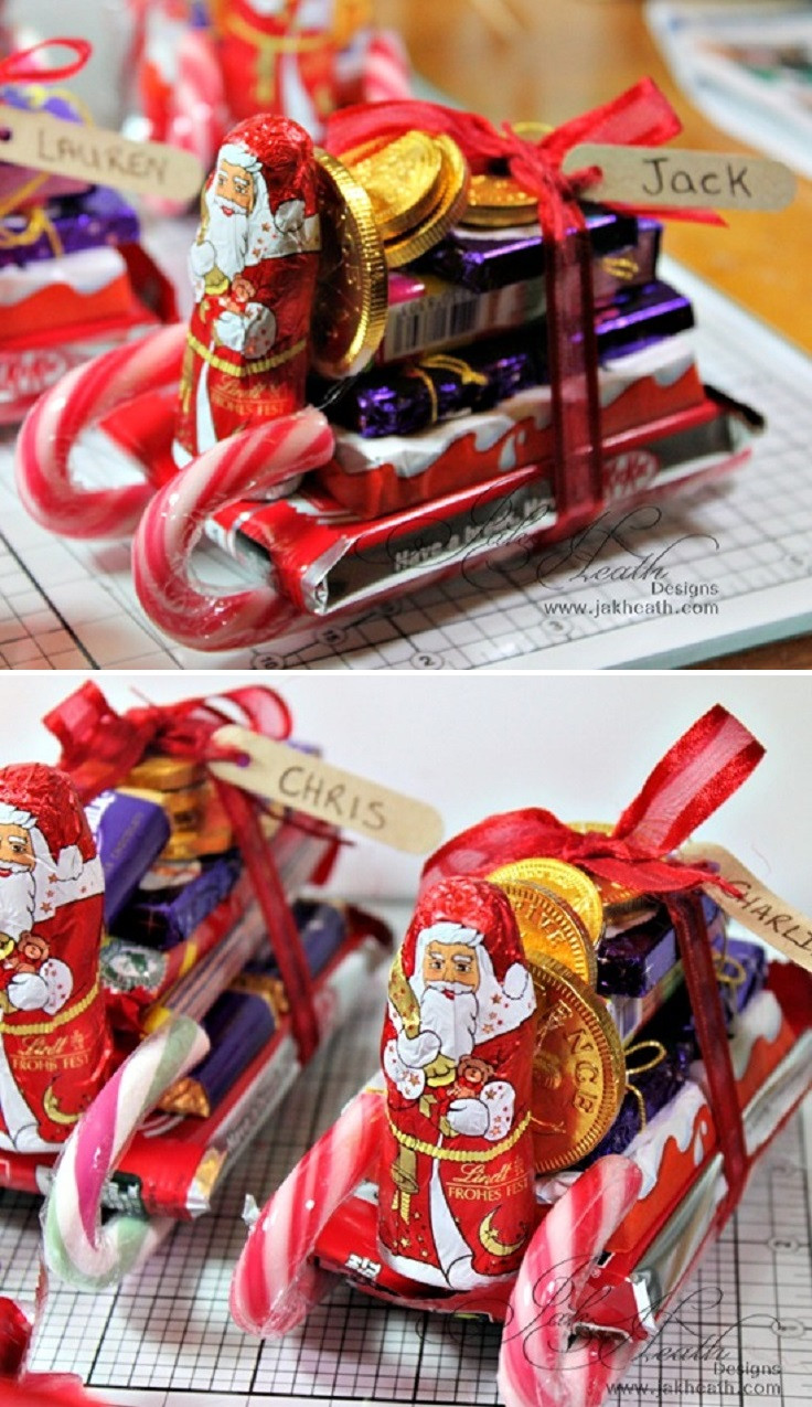 Christmas Sleigh Candy
 12 Wondrous DIY Candy Cane Sleigh Ideas That Will Leave
