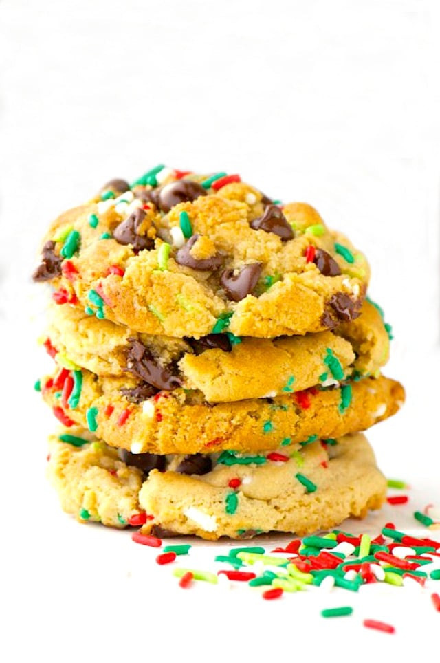 Christmas Sprinkle Cookies
 Best Christmas Chocolate Chip Cookies Recipe Namely Marly